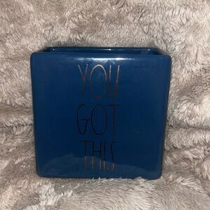 Rae Dunn Blue Pen Holder - You Got This